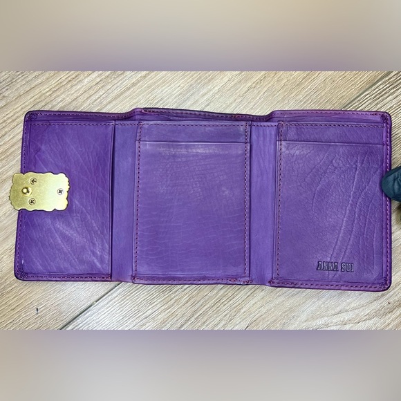 Anna Sui Purple and Gold Wallet - EUC - Picture 3 of 10
